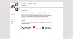 Desktop Screenshot of cognitivegamestudies.com